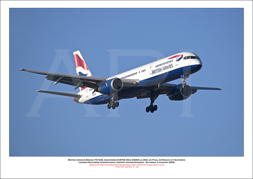 G-BPEE - British Airways Boeing 757-236 (Msn 25060 ln 364) - 01