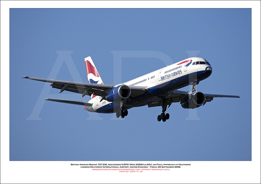 G-BPEI - British Airways Boeing 757-236 (Msn 25806 ln 601) - 01