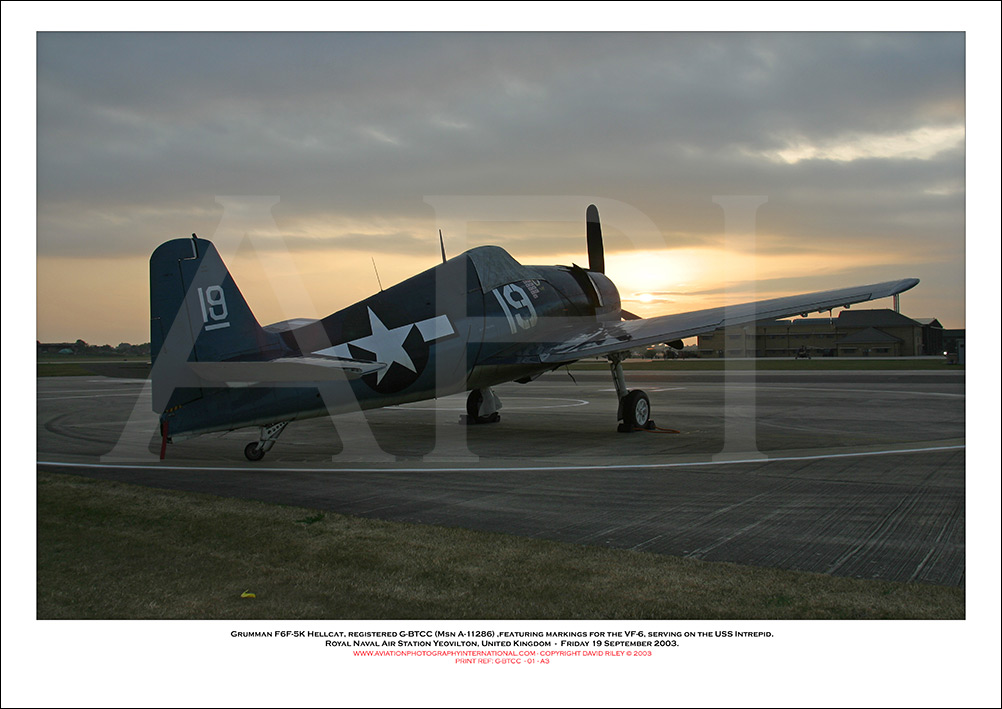 G-BTCC - Grumman F6F-5K Hellcat (Msn A-11286) - 01