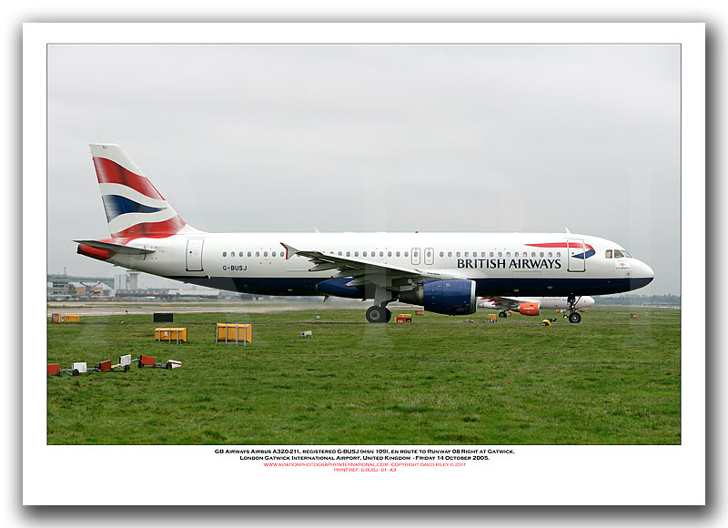 G-BUSJ - GB Airways Airbus A320-211  (Msn 109) - 02