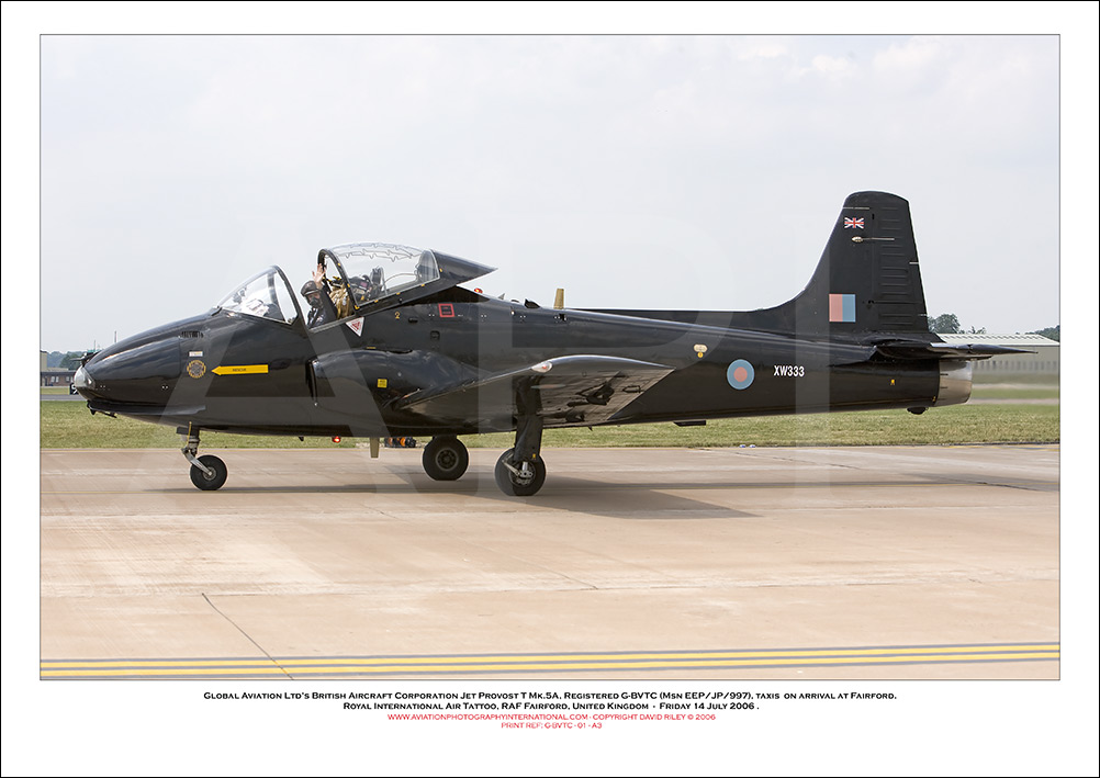 G-BVTC - Newcastle Jet Provost Group�s Hunting Percival Jet Provost T Mk.3A  (Msn EEP/JP/997) - 01