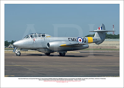 G-BWMF - Gloster Meteor T.7 (Msn G5/356460) - 01