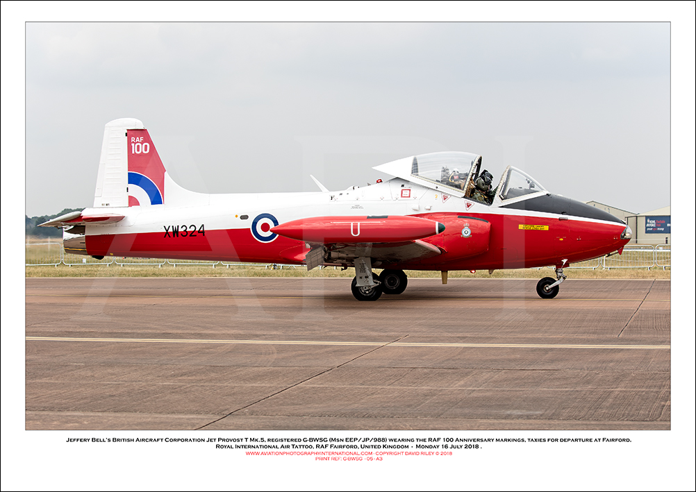 G-BWSG - Jeffery Bell�s British Aircraft Corporation Jet Provost T Mk.5  (Msn EEP/JP/988) - 05