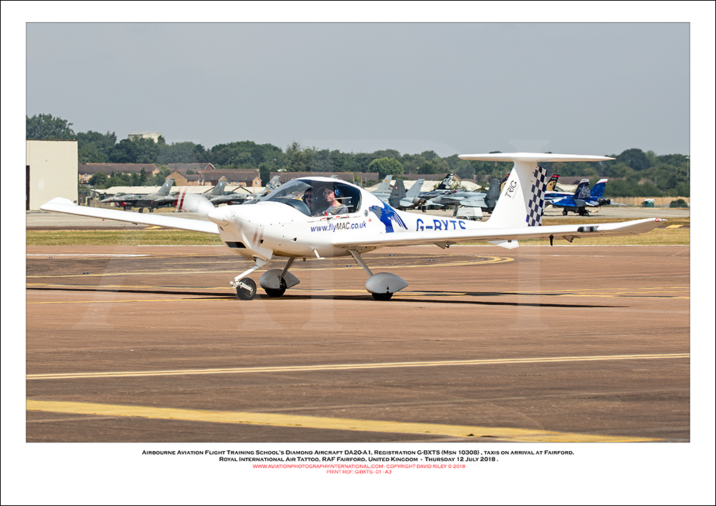 G-BXTS - Airbourne Aviation Flight Training School�s Diamond Aircraft DA-20-A1,  (Msn 10308) - 02