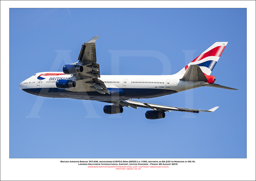 G-BYGA - British Airways Boeing 747-436 (Msn 28855 ln 1190) - 03