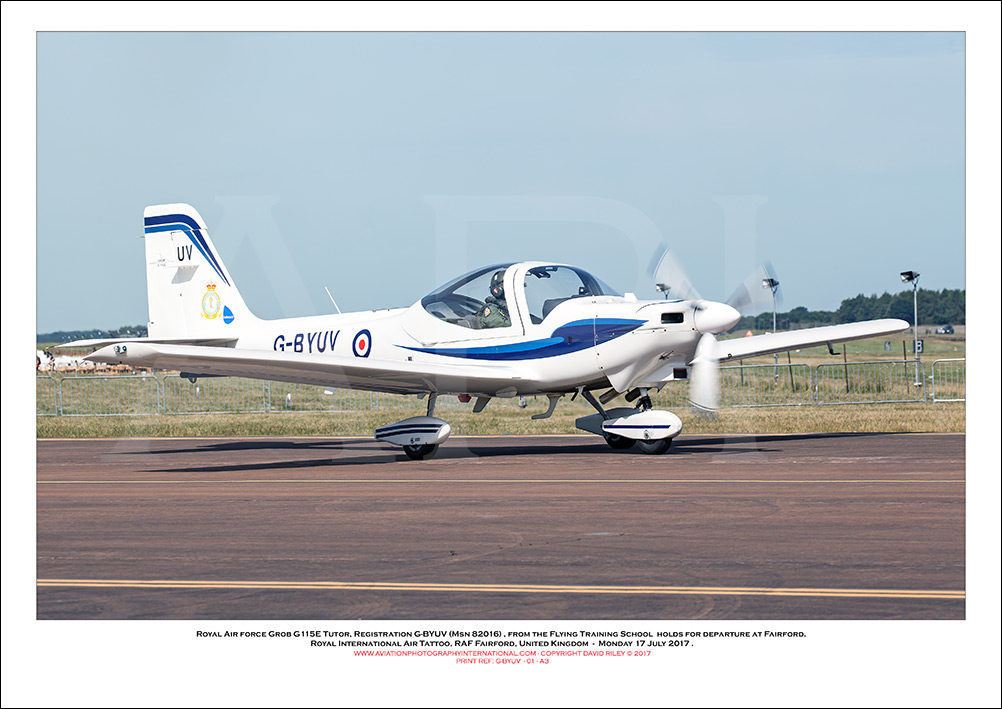 G-BYUV -Royal Air force Grob G115E Tutor,  (Msn 82016) - 01