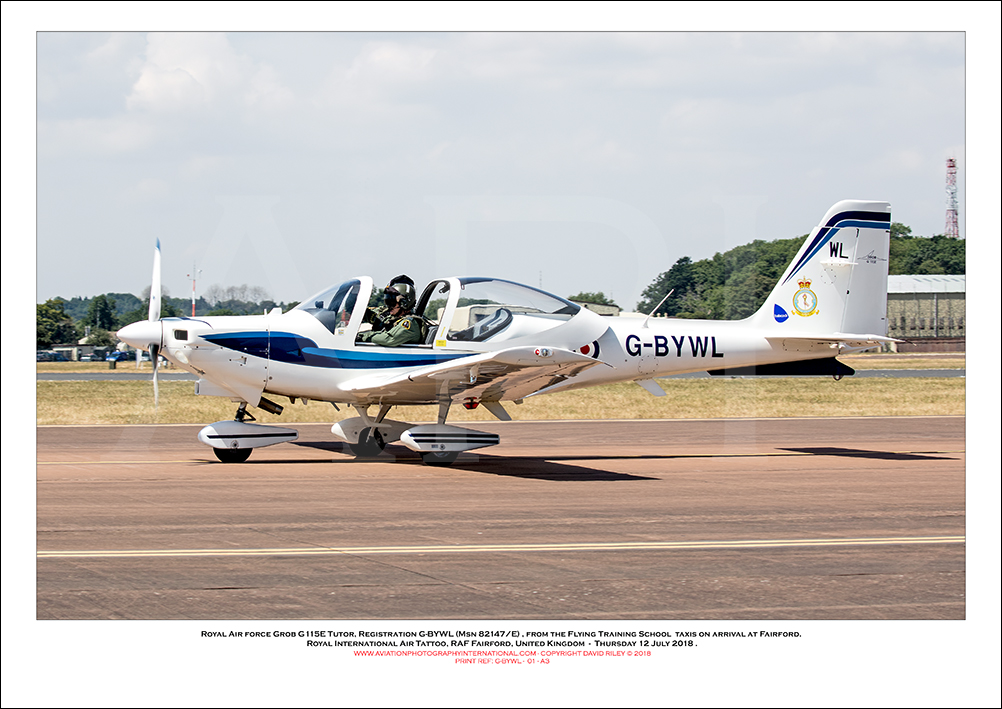 G-BYWL - Royal Air force Grob G115E Tutor  (Msn 82147/E)- 01