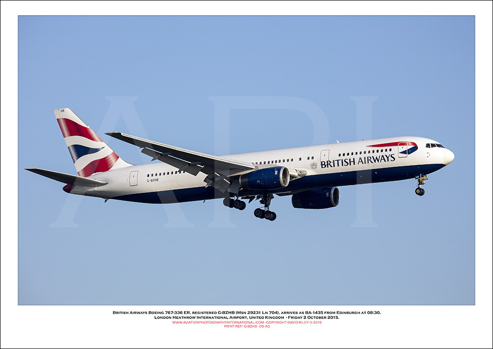 G-BZHB - British Airways Boeing 767-336 ER (Msn 29231 ln 704) - 05