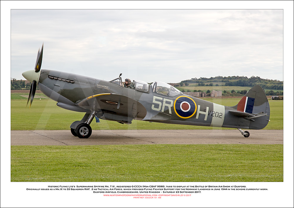 G-CCCA - Supermarine Spitfire Mk.T IX (Msn CBAF 9590 ) - 01