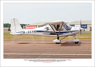 G-CCYR - Airbourne Aviation�s Ikarus C42 FB80  (Msn 0408-6612) - 01