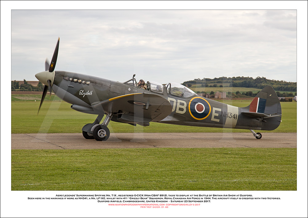 G-CICK - Supermarine Spitfire Mk.T IX (Msn CBAF 8912 ) - 01