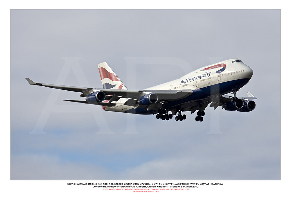 G-CIVA - British Airways Boeing 747-436 (Msn 27092 ln 967) - 01