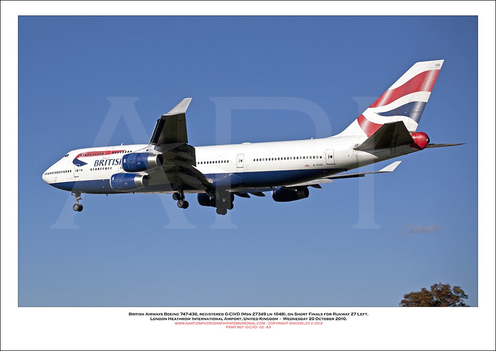 G-CIVD - British Airways Boeing 747-436 (Msn 27349 ln 1048) - 02
