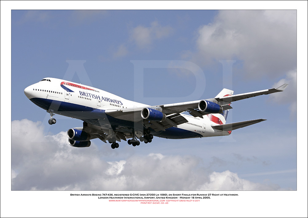 G-CIVE - British Airways Boeing 747-436 (Msn 27350 ln 1050) - 02