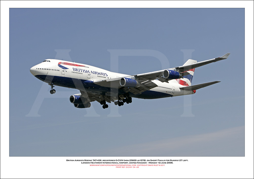 G-CIVH - British Airways Boeing 747-436 (Msn 25809 ln 1078) - 04