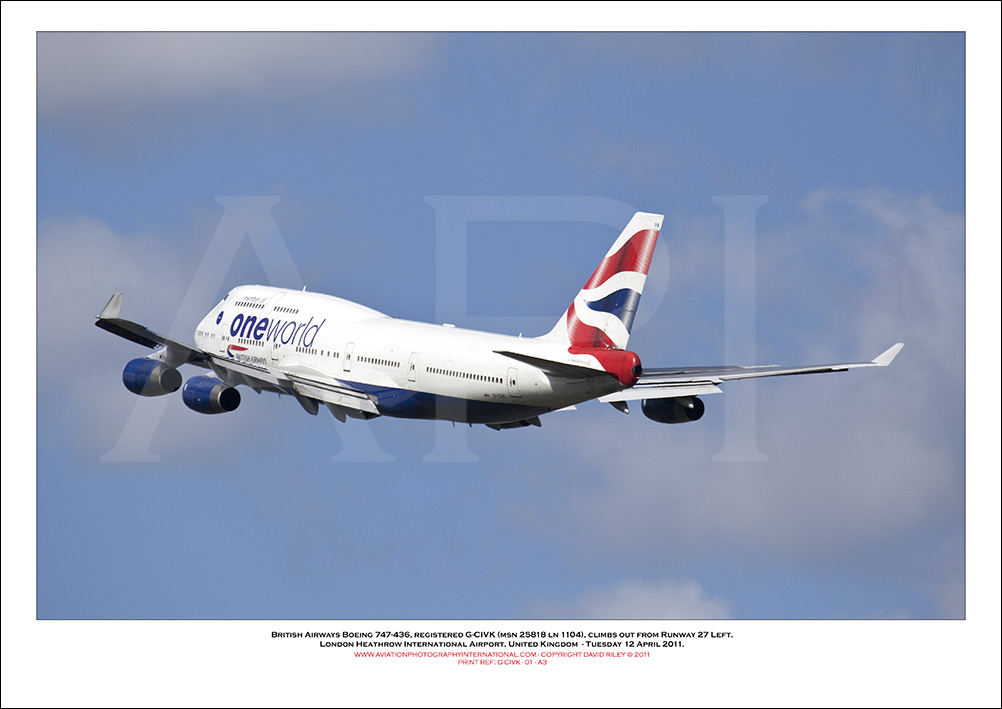 G-CIVK - British Airways Boeing 747-436 (Msn 25818 ln 1104) - 01