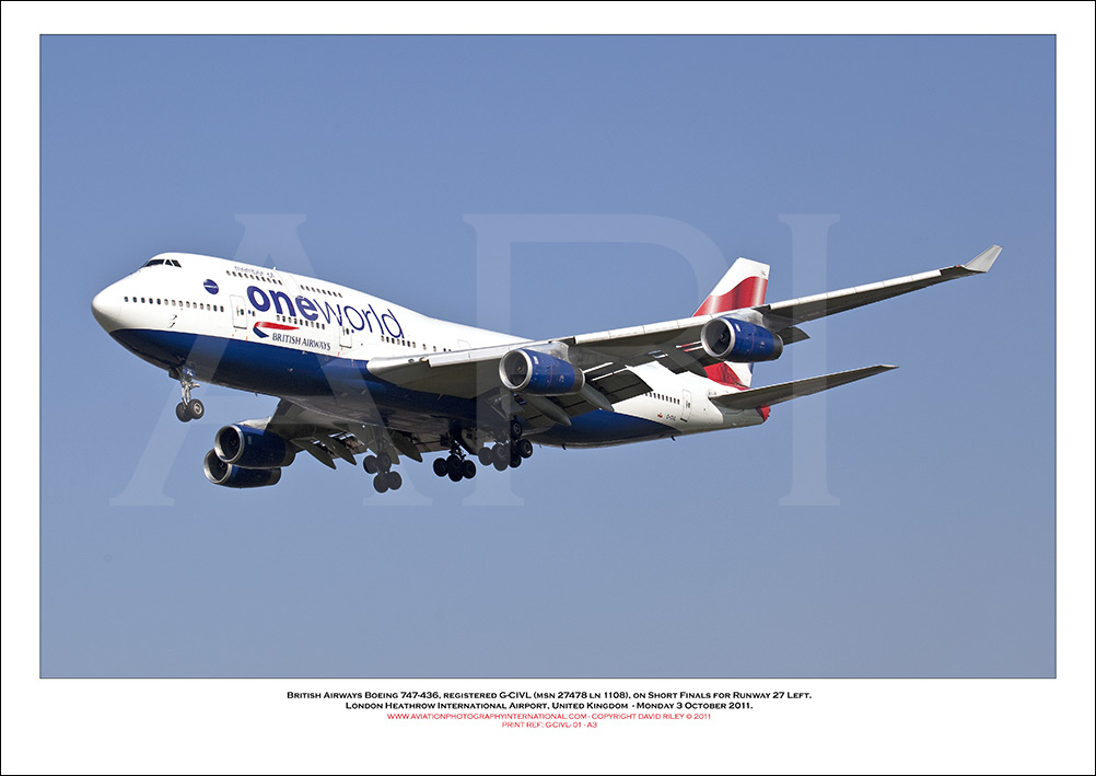 G-CIVL - British Airways Boeing 747-436 (Msn 27478 ln 1108) - 01