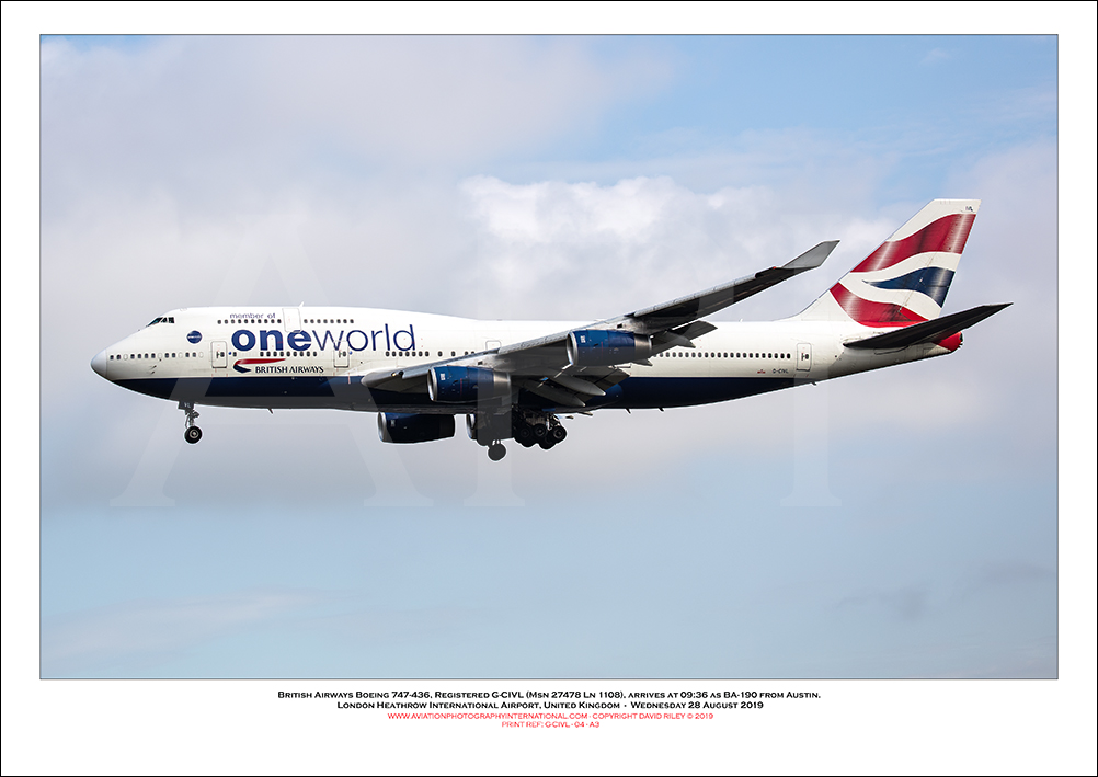 G-CIVL - British Airways Boeing 747-436 (Msn 27478 ln 1108) - 04