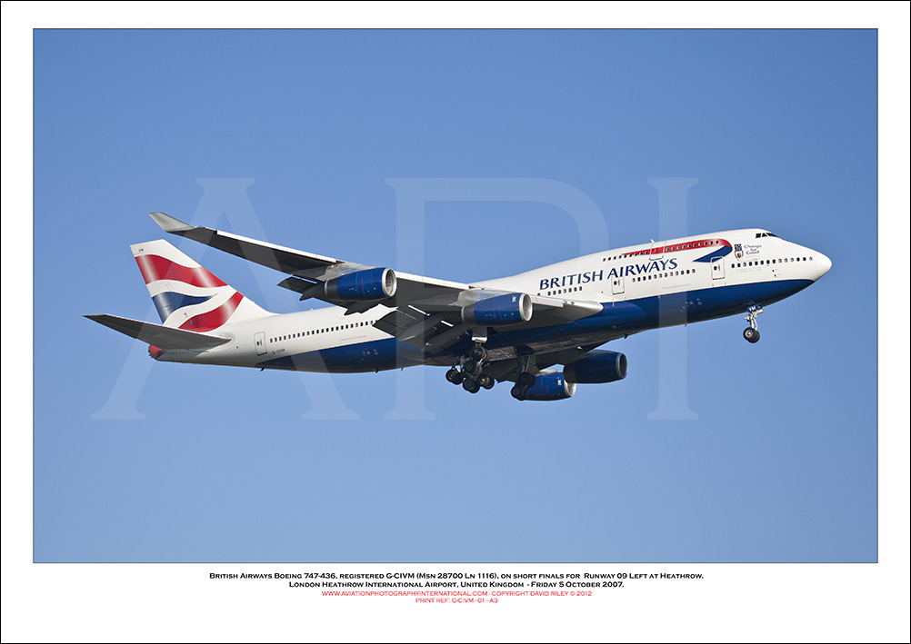 G-CIVM - British Airways Boeing 747-436 (Msn 28700 ln 1116) - 01
