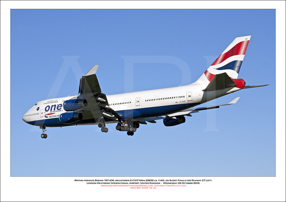 G-CIVP - British Airways Boeing 747-436 (Msn 28850 ln 1144) - 03