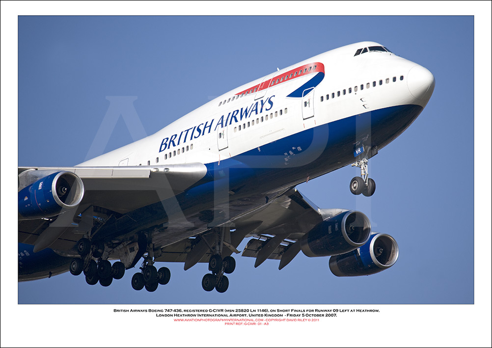 G-CIVR - British Airways Boeing 747-436 (Msn 25840 ln 1146) - 01