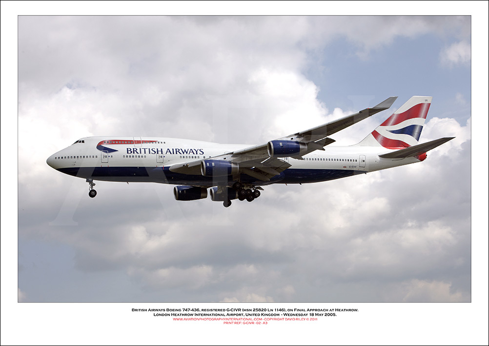 G-CIVR - British Airways Boeing 747-436 (Msn 25840 ln 1146) - 02