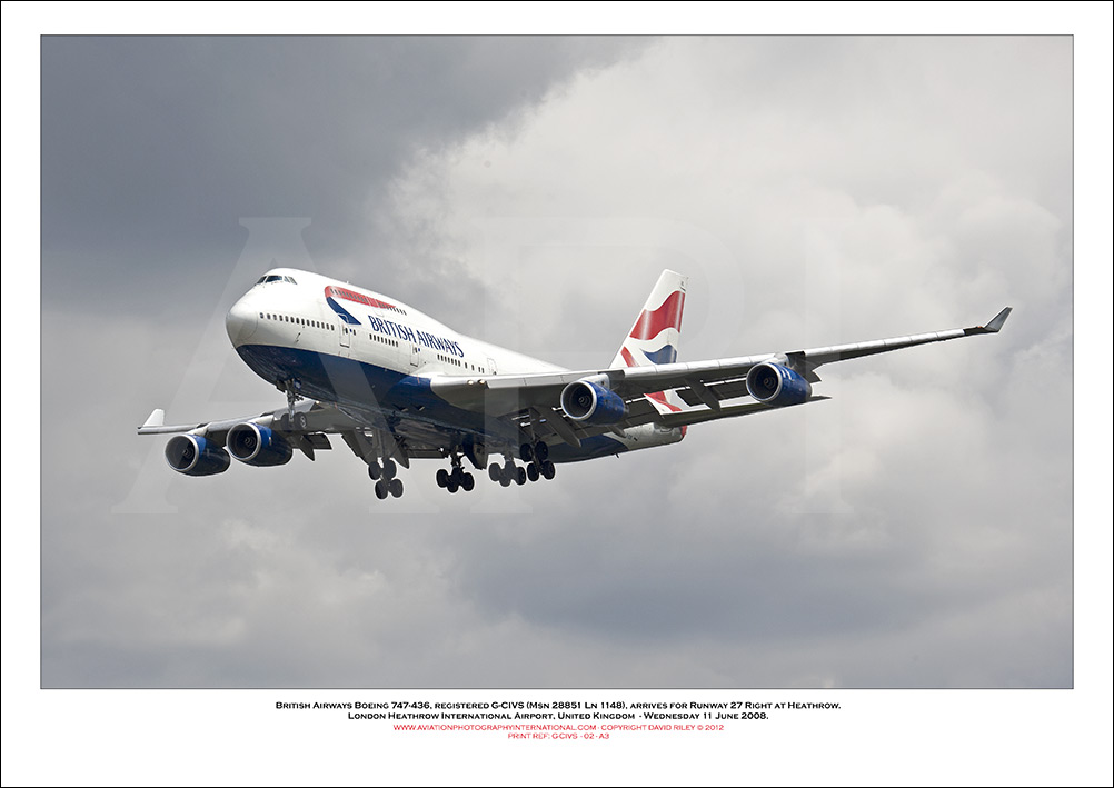 G-CIVS - British Airways Boeing 747-436 (Msn 28851 ln 1148) - 02