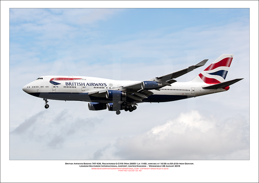 G-CIVS - British Airways Boeing 747-436 (Msn 28851 ln 1148) - 03