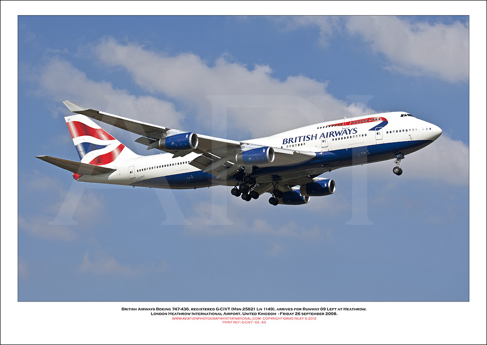 G-CIVT - British Airways Boeing 747-436 (Msn 25821 ln 1149) - 02