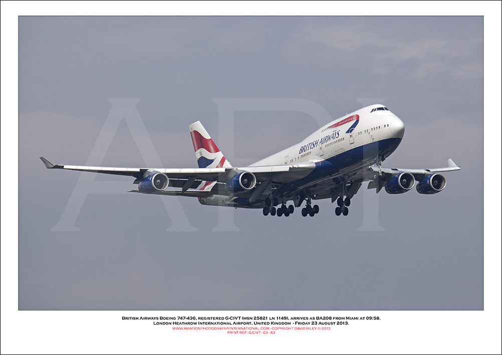G-CIVT - British Airways Boeing 747-436 (Msn 25821 ln 1149) - 03