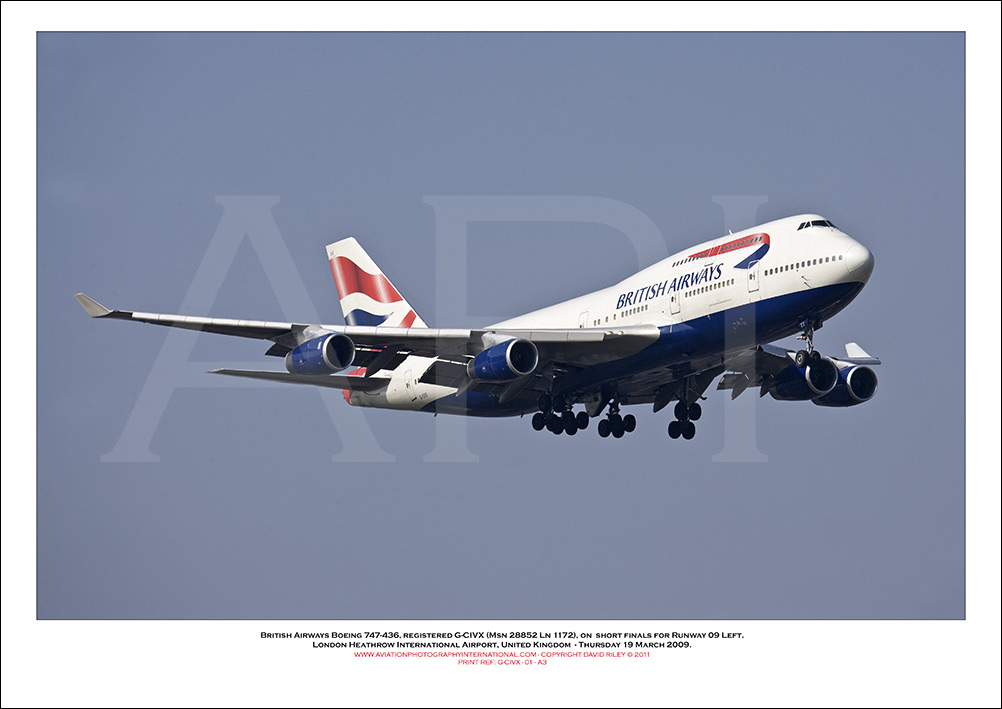 G-CIVX - British Airways Boeing 747-436 (Msn 28852 ln 1172) - 01