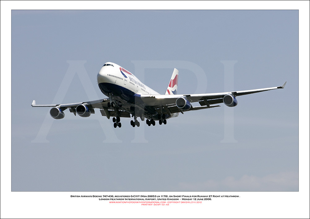 G-CIVY - British Airways Boeing 747-436 (Msn 28853 ln 1178) - 02
