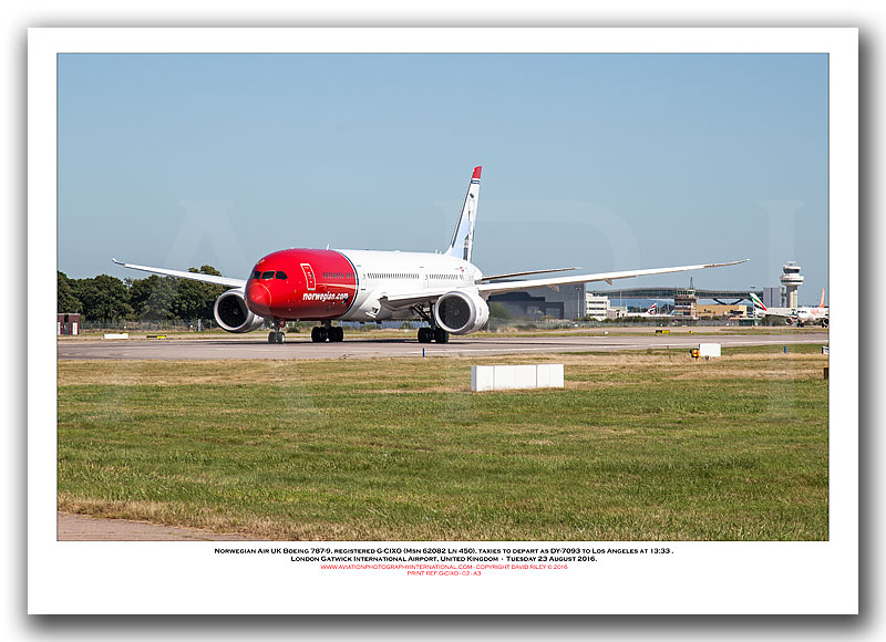 G-CIXO - Norwegian Air UK Boeing 787-9 (Msn 62082 Ln 450) - 02