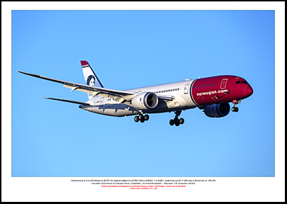 G-CKWU - Norwegian Air UK Boeing 787-9 (Msn 63318 Ln 772) - 01