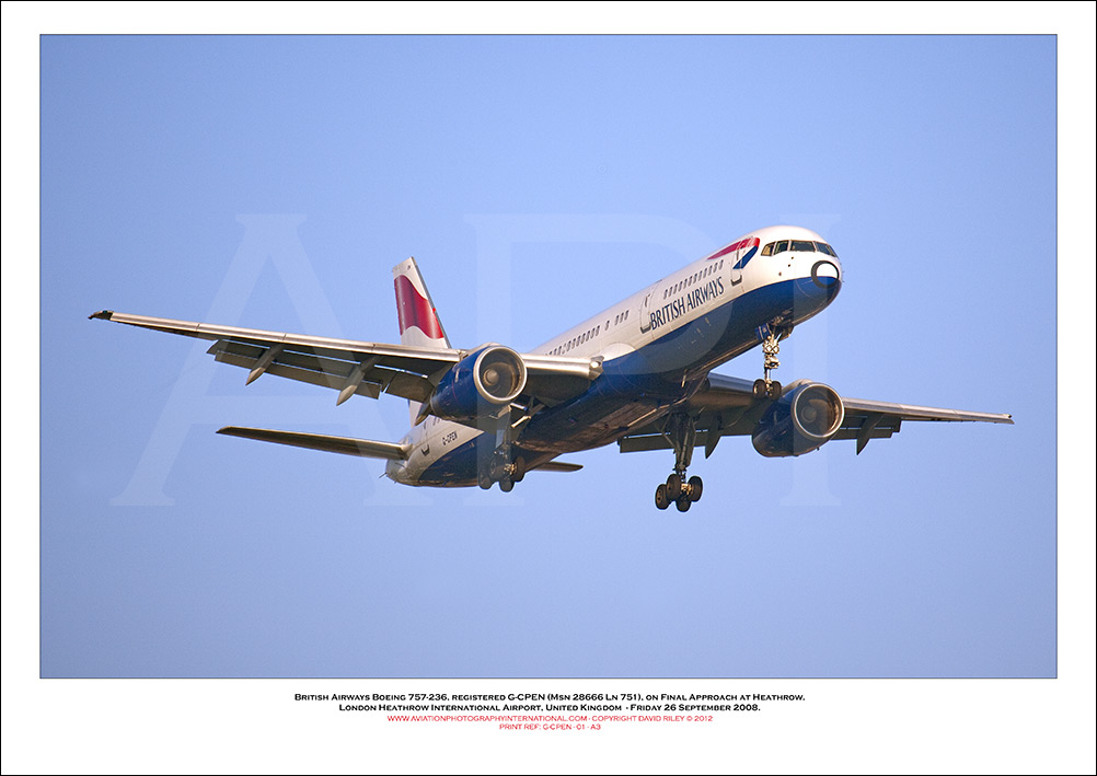 G-CPEN - British Airways Boeing 757-236 (Msn28666 ln751) - 01