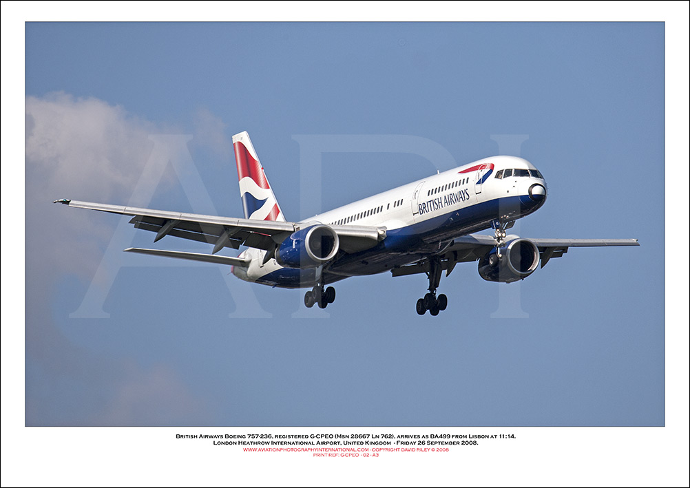 G-CPEO - British Airways Boeing 757-236 (Msn28667 Ln762) - 02