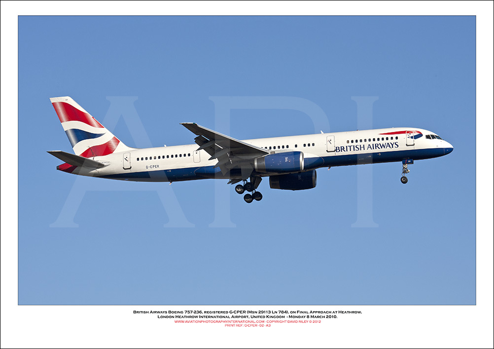 G-CPER - British Airways Boeing 757-236 (Msn 29113 Ln 784) - 02