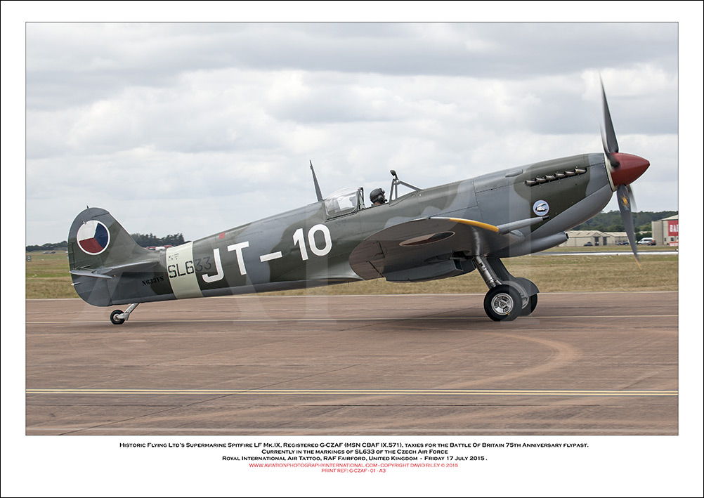 G-CZAF - Supermarine Spitfire LF Mk.IX,I (Msn CBAF IX.571) - 01
