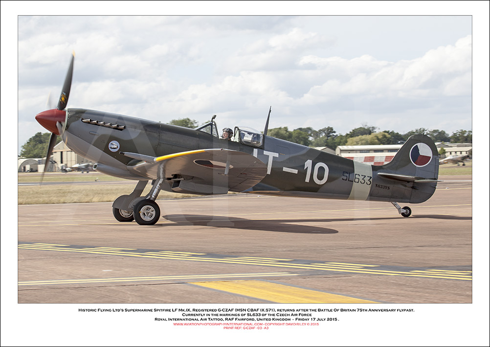 G-CZAF - Supermarine Spitfire LF Mk.IX,I (Msn CBAF IX.571) - 03
