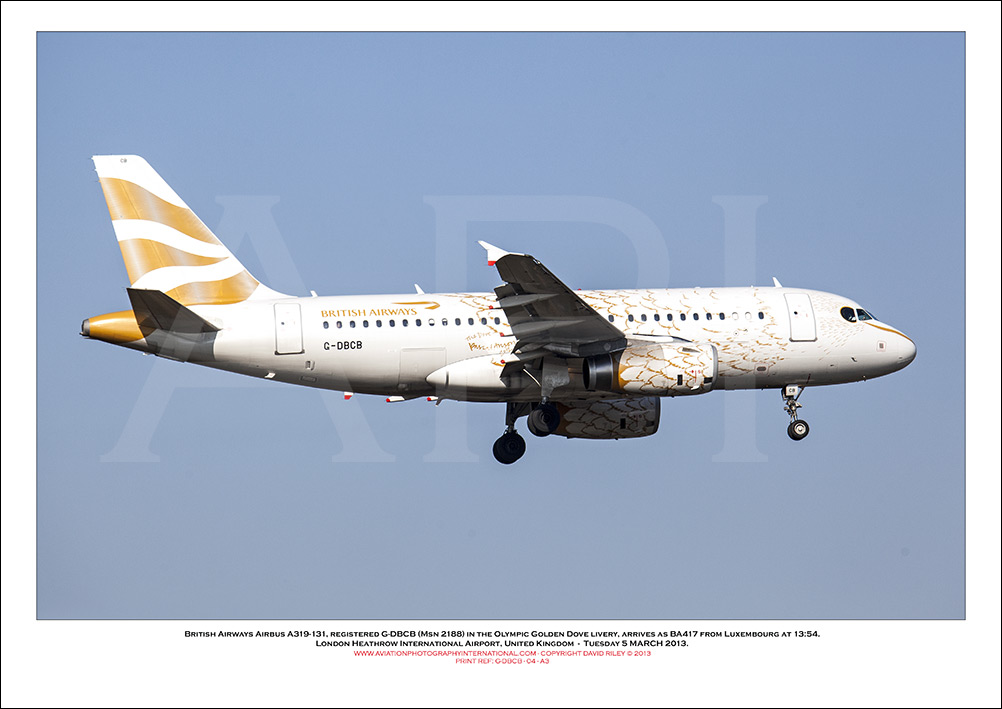 G-DBCB - British Airways Airbus A319-131 (Msn 2188 ) - 04