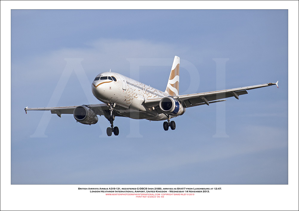 G-DBCB - British Airways Airbus A319-131 (Msn 2188 ) - 05