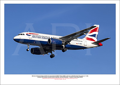 G-DBCF - British Airways Airbus A319-131 (Msn 2466 ) - 02