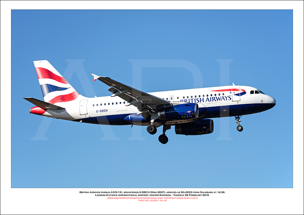 G-DBCH - British Airways Airbus A319-131 (Msn 2697 ) - 04