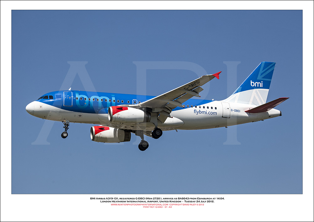 G-DBCI - BMI Airbus A319-131 (Msn 2720 ) - 01