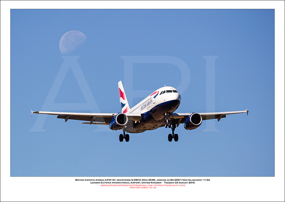  G-DBCK - British Airways Airbus A319-131 (Msn 3049 ) - 03