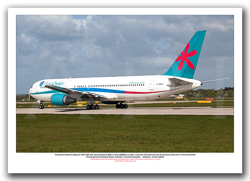 G-DBLA - Thomson Airways Boeing 767-35E ER  (Msn 26063 Ln 434) - 02