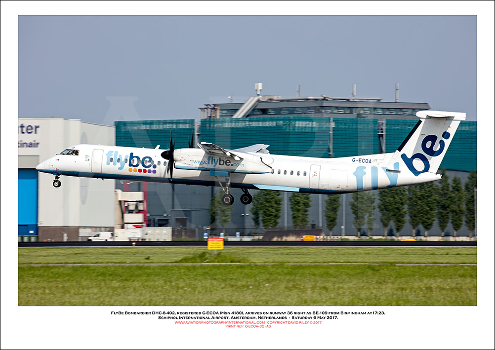 G-ECOA - Flybe Bombardier DHC8-402  (Msn 4180) - 02