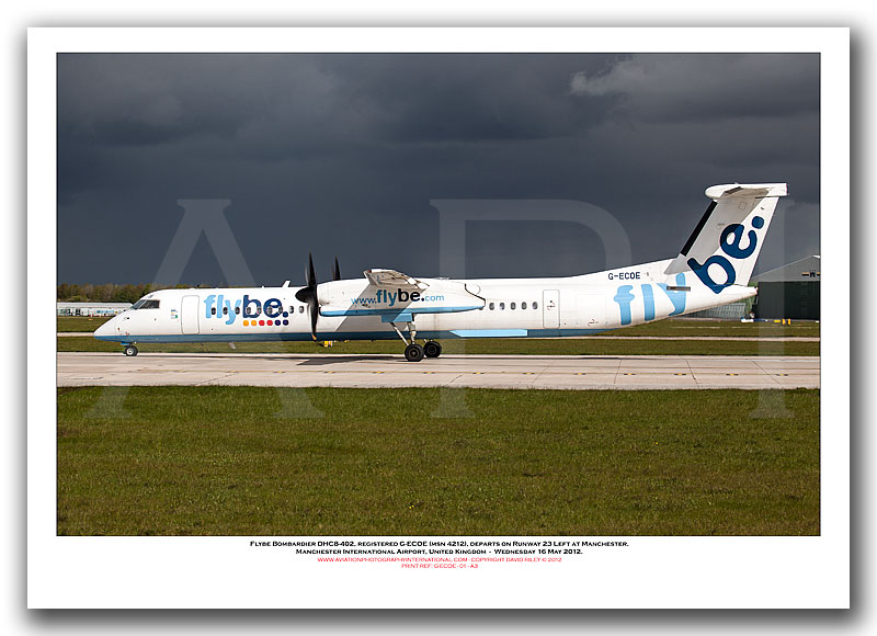 G-ECOE- Flybe Bombardier DHC8-402  (Msn 4212) - 01