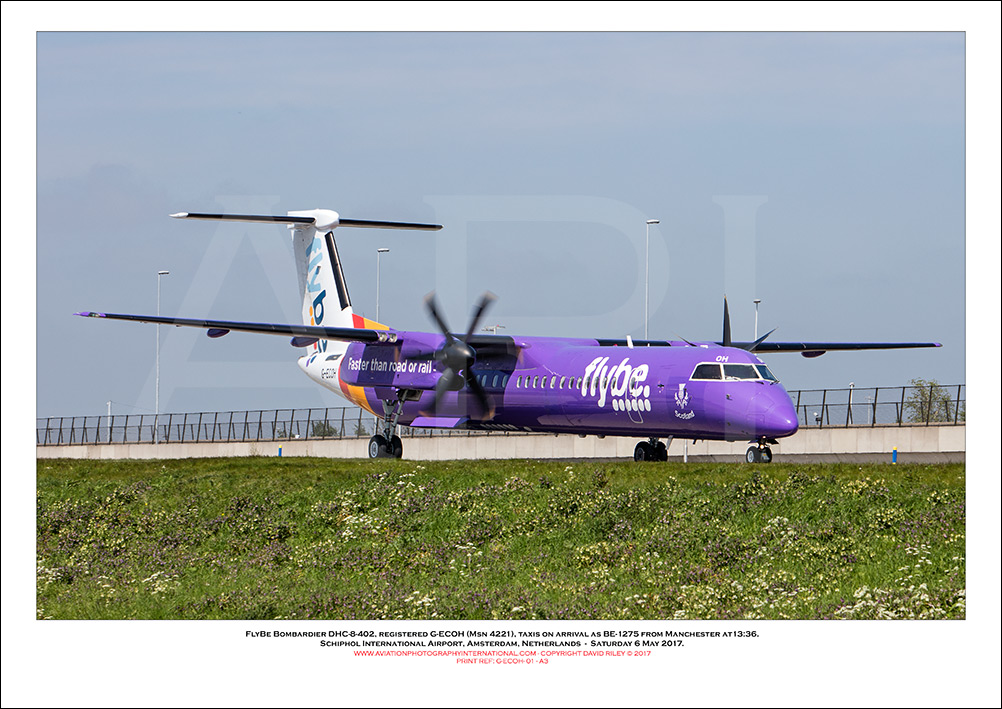 G-ECOH- Flybe Bombardier DHC8-402  (Msn 4221) - 01