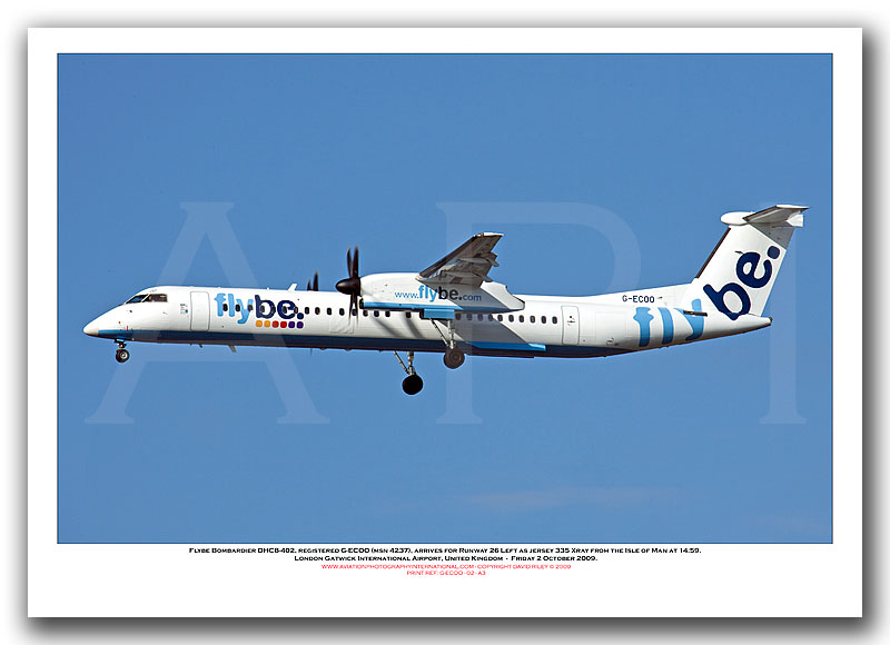 G-ECOO - Flybe Bombardier DHC8-402  (Msn 4237) - 02